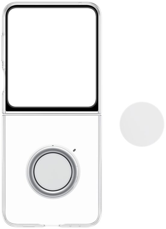 Origineel Samsung Z Flip 5 Starter Pack (Clear Gadget Case en Adapter) afbeelding 7