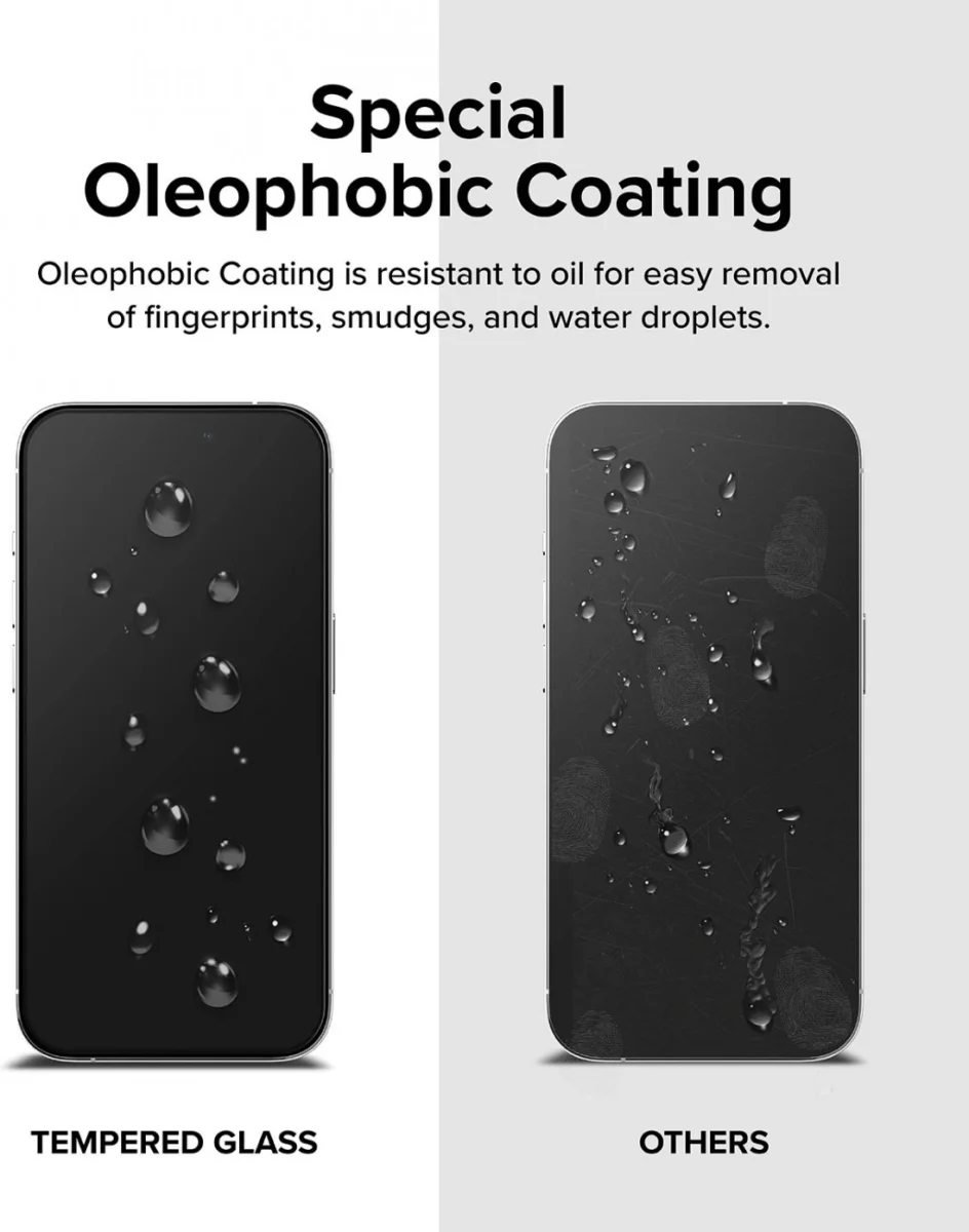 Ringke iPhone 15 Pro Max Screen Protector 9H Tempered Glass met Jig afbeelding 9