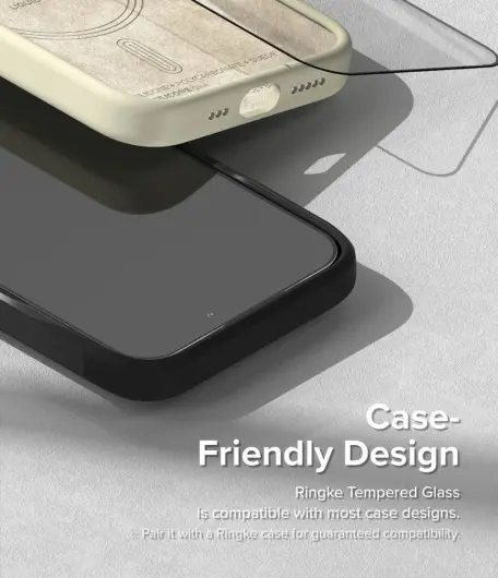 Ringke iPhone 15 Pro Max Screen Protector 9H Tempered Glass met Jig afbeelding 4
