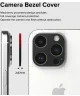 Ringke Camera Styling iPhone 15 Pro/15 Pro Max Camera Protector Zwart