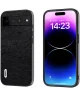 ABEEL Litchi Google Pixel 8 Pro Hoesje Back Cover Zwart