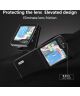 ABEEL Leren Samsung Galaxy Z Flip 5 Hoesje Back Cover Leer Zwart