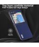 ABEEL Leren Samsung Galaxy Z Flip 5 Hoesje Back Cover Leer Blauw