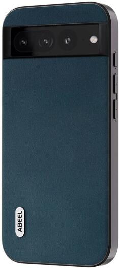 ABEEL Nappa Google Pixel 8 Pro Hoesje Leer Back Cover Groen afbeelding 1