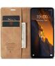 CaseMe 013 Xiaomi Poco F5 5G Hoesje Book Case en Back Cover Bruin