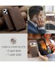 CaseMe 013 Xiaomi Poco F5 5G Hoesje Book Case en Back Cover Coffee