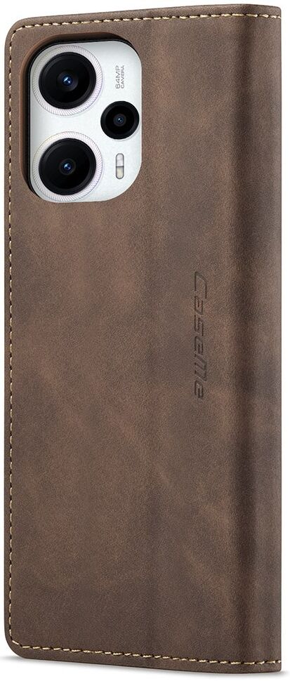 CaseMe 013 Xiaomi Poco F5 5G Hoesje Book Case en Back Cover Coffee afbeelding 5