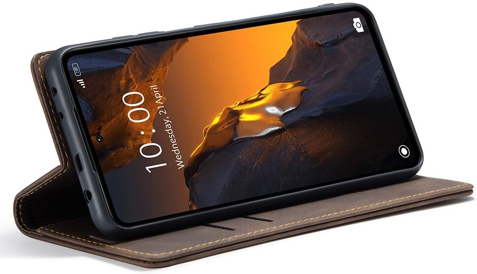 CaseMe 013 Xiaomi Poco F5 5G Hoesje Book Case en Back Cover Coffee afbeelding 8