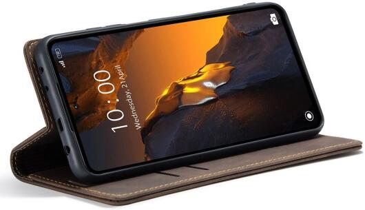 CaseMe 013 Xiaomi Poco F5 5G Hoesje Book Case en Back Cover Coffee afbeelding 8