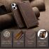 CaseMe 013 Xiaomi Poco F5 5G Hoesje Book Case en Back Cover Coffee afbeelding 11