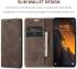CaseMe 013 Xiaomi Poco F5 5G Hoesje Book Case en Back Cover Coffee afbeelding 3