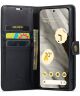 DG Ming Google Pixel 8 Hoesje Retro Wallet Book Case Zwart