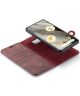 DG Ming Google Pixel 8 Hoesje Retro Wallet Book Case Rood