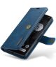 DG Ming Google Pixel 8 Pro Hoesje Retro Wallet Book Case Blauw