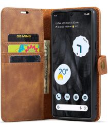 DG Ming Google Pixel 8 Pro Hoesje Retro Wallet Book Case Bruin