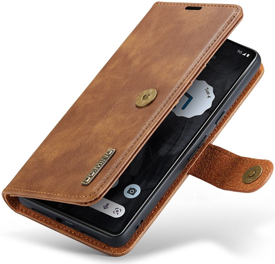 DG Ming Google Pixel 8 Pro Hoesje Retro Wallet Book Case Bruin afbeelding 7