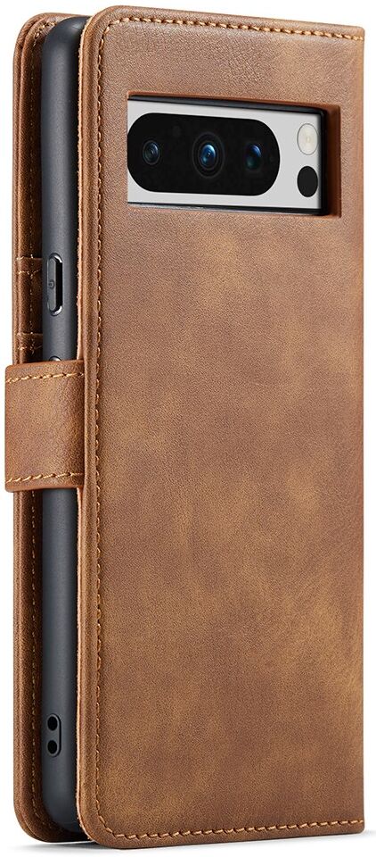DG Ming Google Pixel 8 Pro Hoesje Retro Wallet Book Case Bruin afbeelding 9