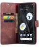 DG Ming Google Pixel 8 Pro Hoesje Retro Wallet Book Case Rood