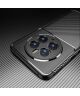 Huawei Mate 50 Pro Hoesje Siliconen Carbon TPU Back Cover Zwart