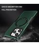 Apple iPhone 15 Pro Max Hoesje met MagSafe Shockproof Back Cover Groen