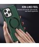 Apple iPhone 15 Pro Max Hoesje met MagSafe Shockproof Back Cover Groen