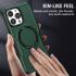 Apple iPhone 15 Pro Max Hoesje met MagSafe Shockproof Back Cover Groen afbeelding 6