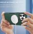 Apple iPhone 15 Pro Max Hoesje met MagSafe Shockproof Back Cover Groen afbeelding 8