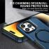 Apple iPhone 15 Pro Max Hoesje met MagSafe Shockproof Back Cover Blauw afbeelding 10
