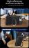 Apple iPhone 15 Pro Max Hoesje Camera Slider en Kickstand Ring Zwart afbeelding 6