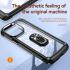 Apple iPhone 15 Pro Hoesje met Magnetische Kickstand Ring Zwart afbeelding 5
