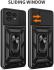 Motorola Edge 40 Pro Hoesje met Camera Slider en Kickstand Ring Zwart afbeelding 2