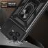 Motorola Edge 40 Pro Hoesje met Camera Slider en Kickstand Ring Zwart afbeelding 3