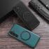 Samsung Galaxy S23 FE Hoesje met MagSafe Kunstleer Afwerking Zwart afbeelding 3