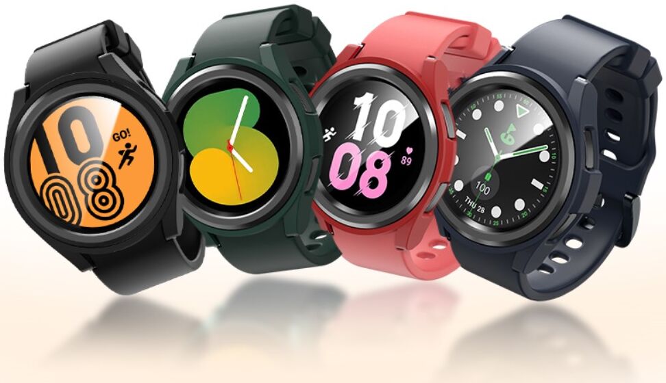 Samsung Galaxy Watch 6 44MM Hoesje - Hard Plastic - Bumper - Roze Goud afbeelding 7