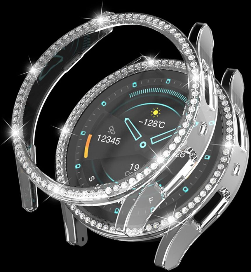 Samsung Galaxy Watch 6 44MM Hoesje - Hard Plastic - Diamant Transparant afbeelding 1