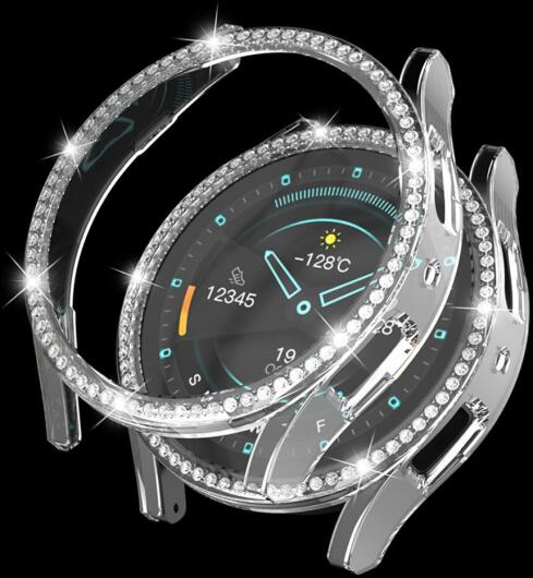 Samsung Galaxy Watch 6 44MM Hoesje - Hard Plastic - Diamant Transparant afbeelding 1
