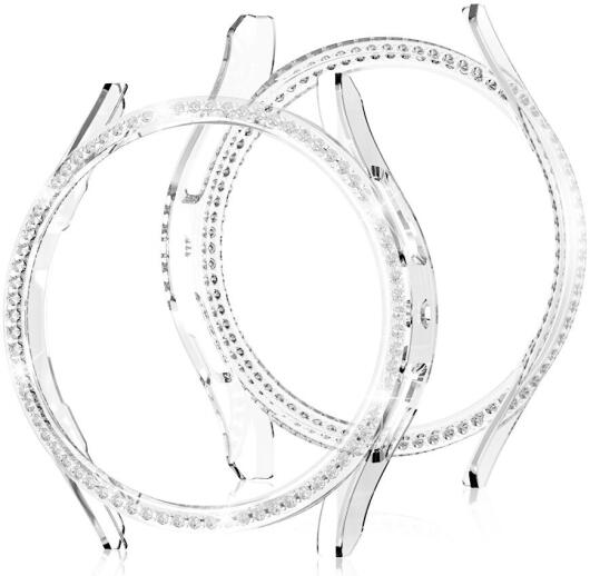 Samsung Galaxy Watch 6 44MM Hoesje - Hard Plastic - Diamant Transparant afbeelding 7