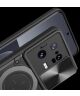 Xiaomi 13 Pro Hoesje met Camera Slider en Kickstand Back Cover Zwart