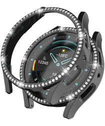 Samsung Galaxy Watch 6 40MM Hoesje Hard Plastic Diamant Zwart