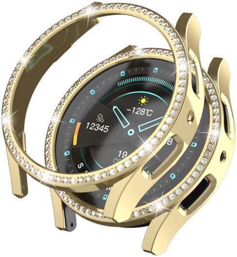 Samsung Galaxy Watch 6 40MM Hoesje - Hard Plastic - Diamant Goud afbeelding 1