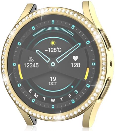 Samsung Galaxy Watch 6 40MM Hoesje - Hard Plastic - Diamant Goud afbeelding 2