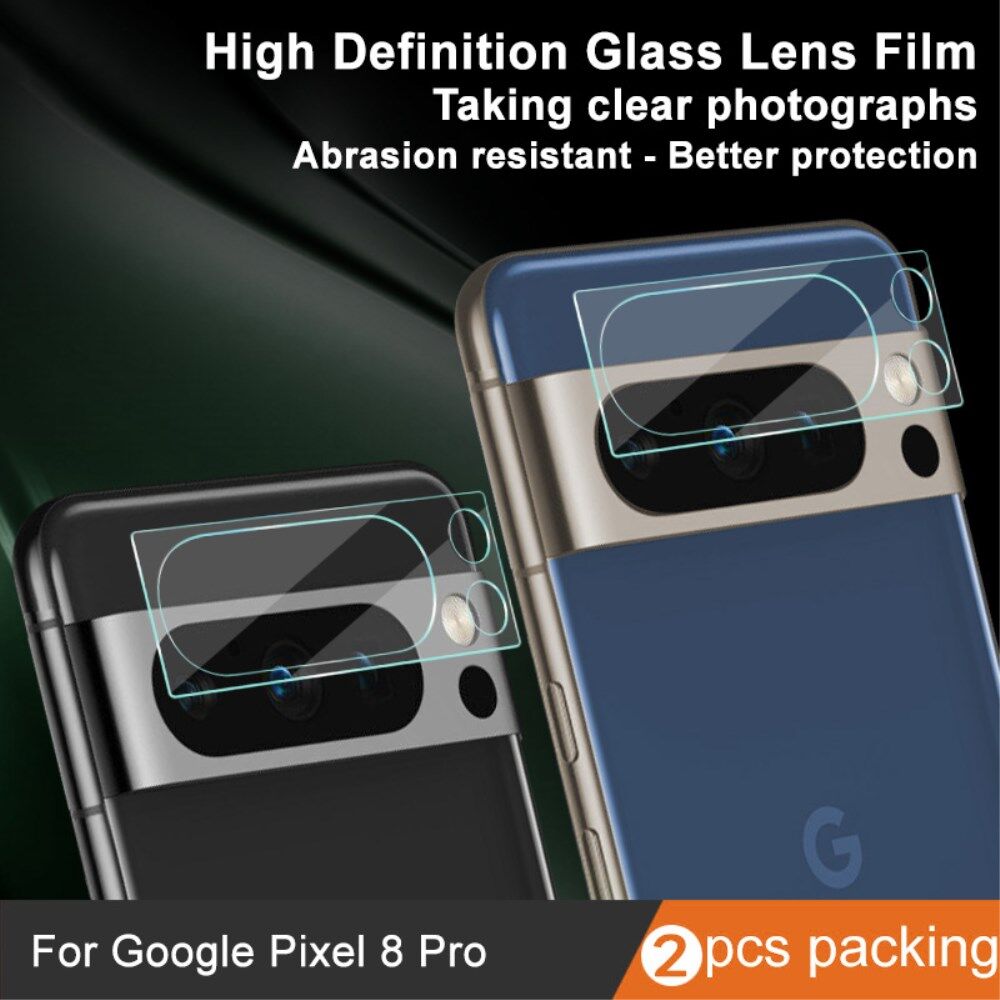 Imak Google Pixel 8 Pro Camera Lens Protector Tempered Glass (2-Pack) afbeelding 3