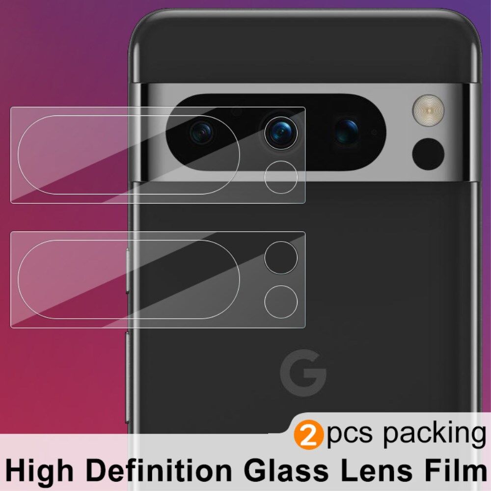 Imak Google Pixel 8 Pro Camera Lens Protector Tempered Glass (2-Pack) afbeelding 4