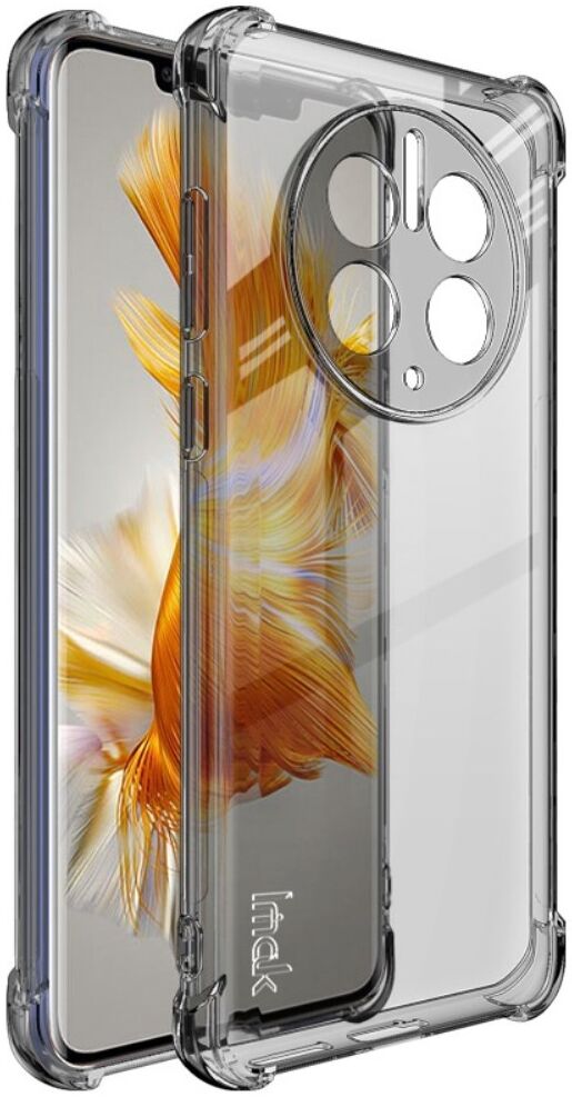 Imak Huawei Mate 50 Pro Hoesje Schokbestendig TPU Zwart Transparant afbeelding 1