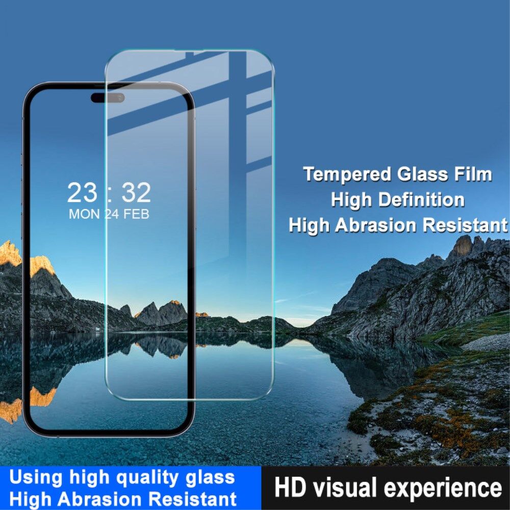 Imak H Apple iPhone 15 Plus Screen Protector 9H Tempered Glass afbeelding 5