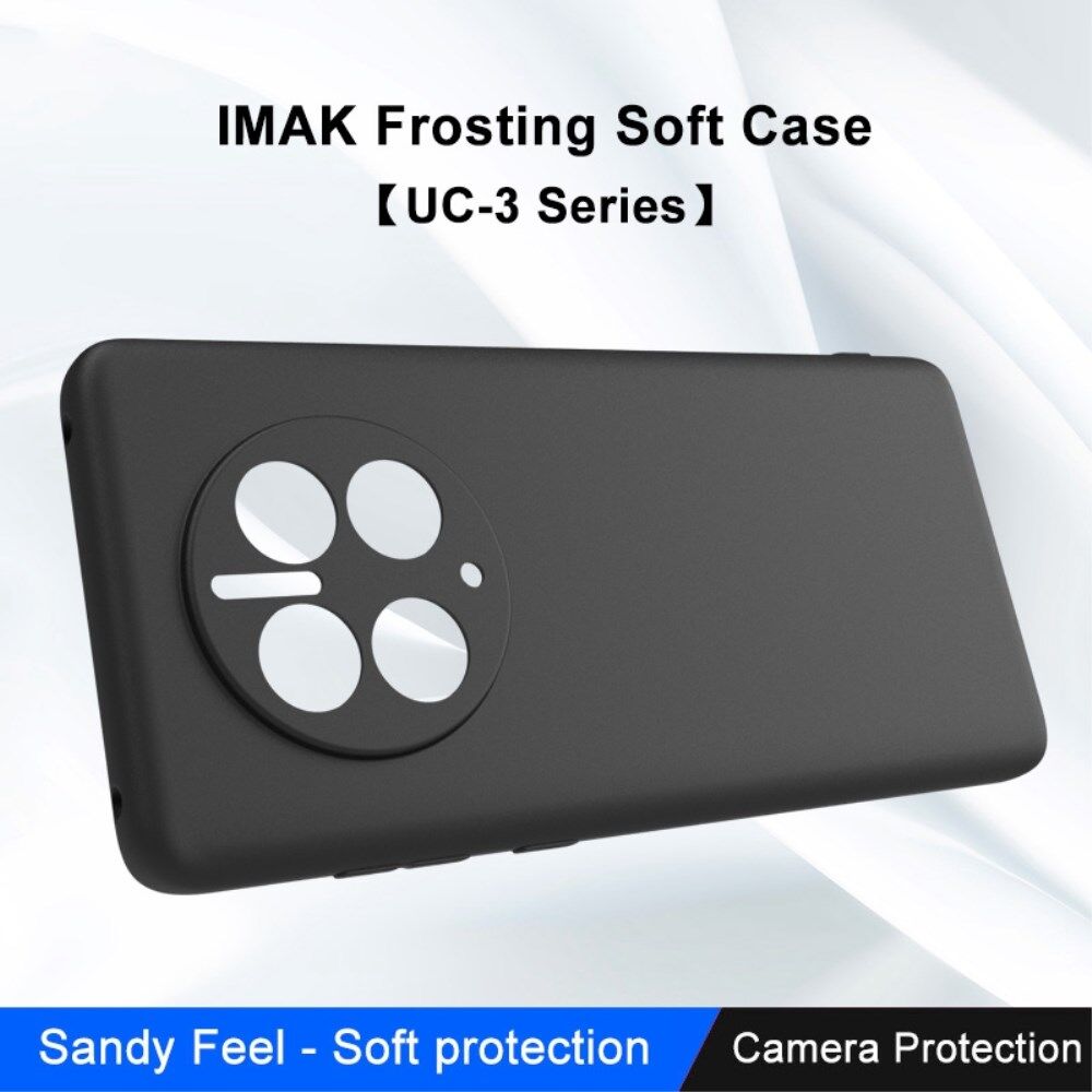 IMAK UC-3 Huawei Mate 50 Pro Hoesje Dun TPU Back Cover Zwart afbeelding 3