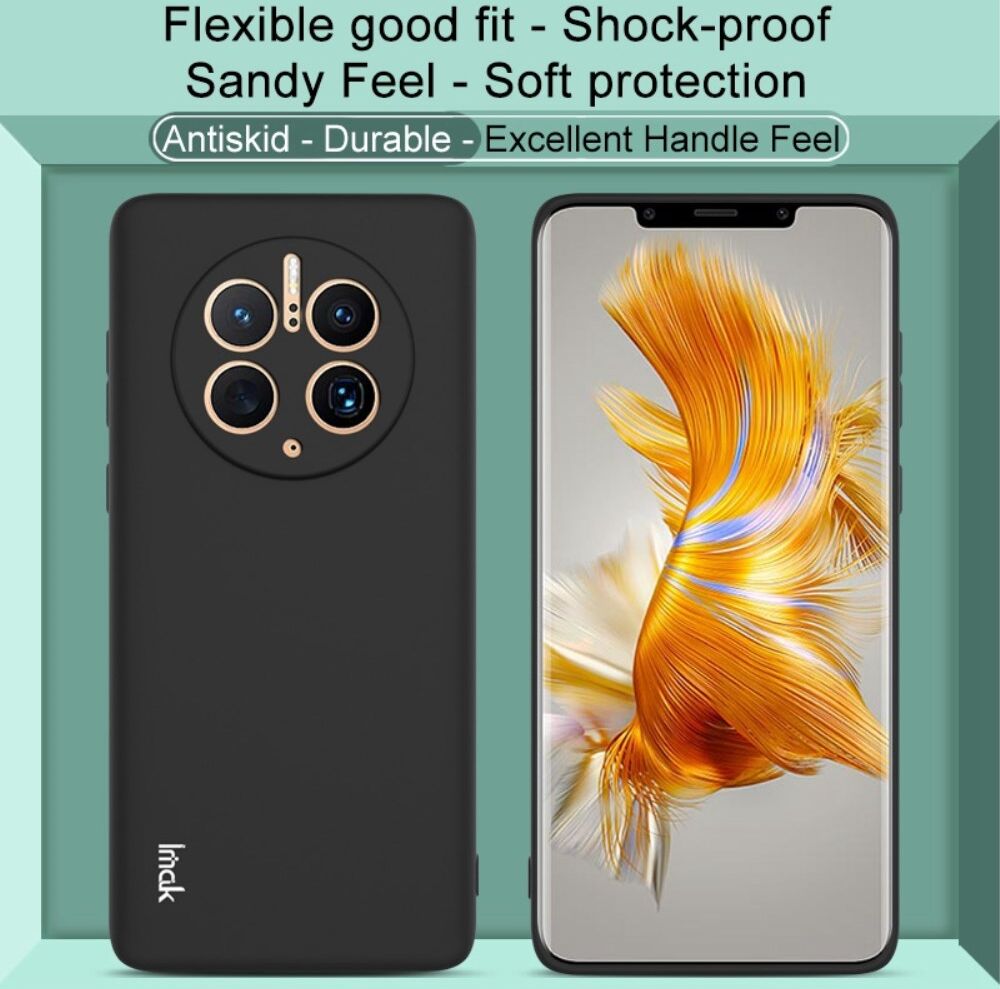 IMAK UC-3 Huawei Mate 50 Pro Hoesje Dun TPU Back Cover Zwart afbeelding 7