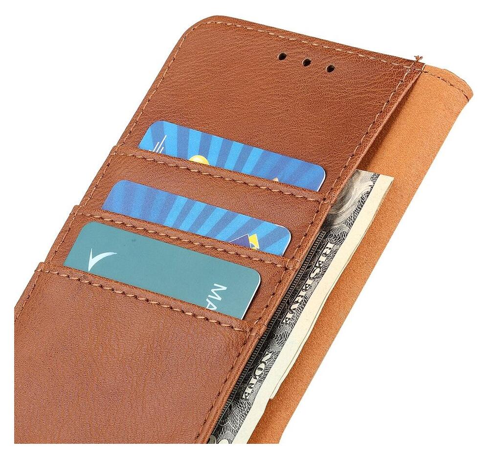 KHAZNEH Nokia G42 Hoesje Portemonnee Book Case Bruin afbeelding 5