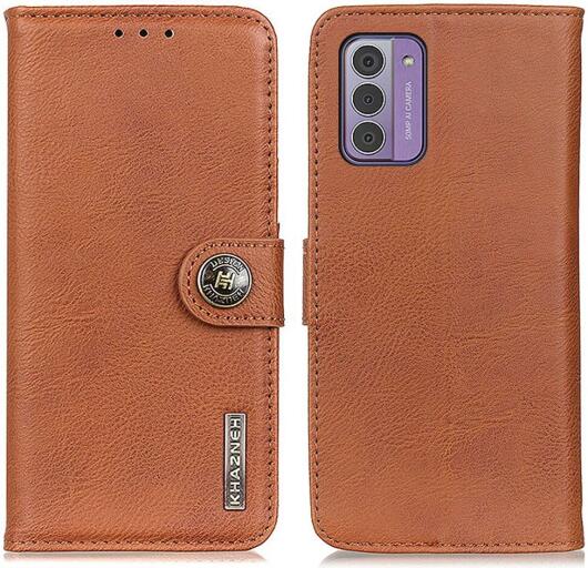 KHAZNEH Nokia G42 Hoesje Portemonnee Book Case Bruin afbeelding 2