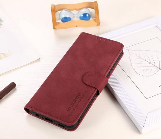 KHAZNEH OnePlus Nord 3 Hoesje Retro Wallet Book Case Rood afbeelding 6